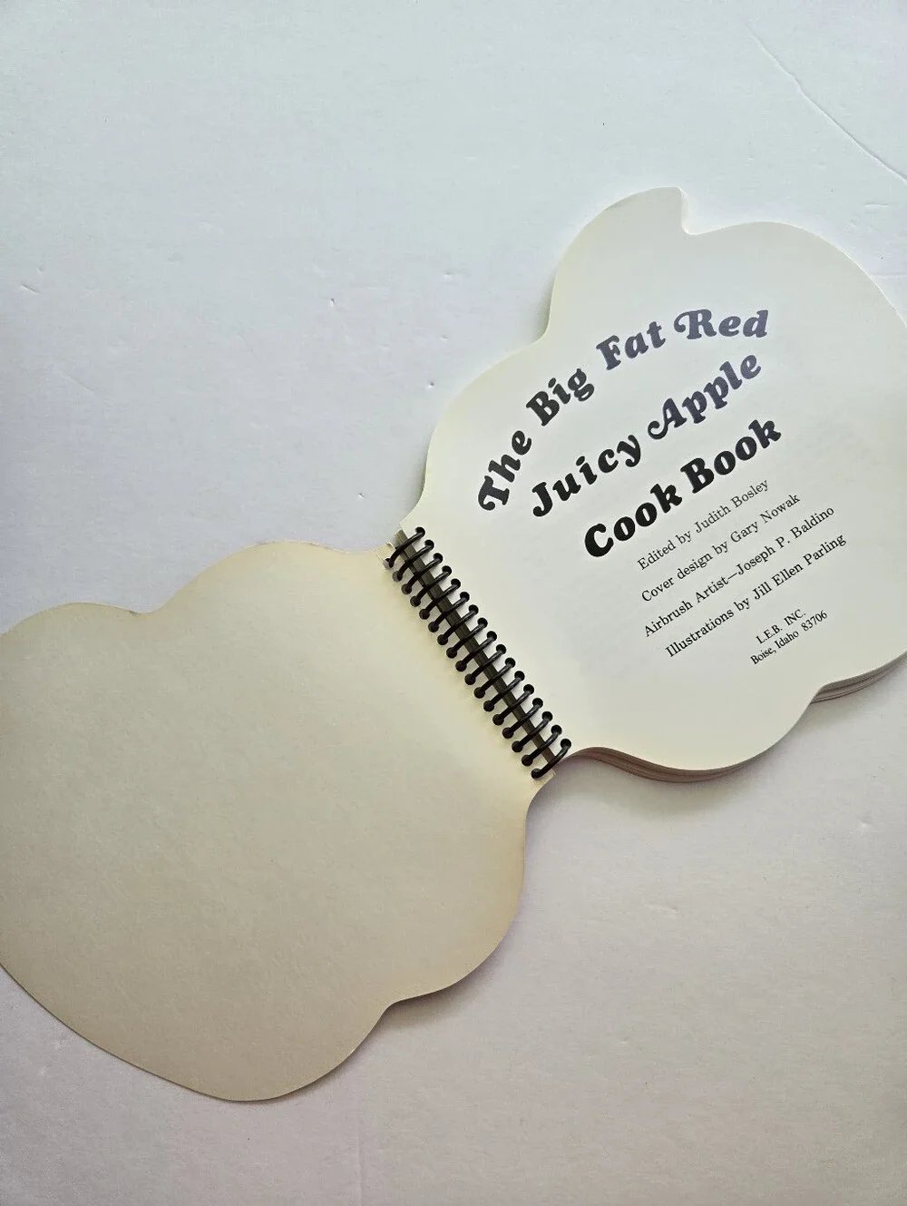 THE BIG FAT RED JUICY APPLE COOK BOOK Grand Cookbook Series Judith Bosley 1989